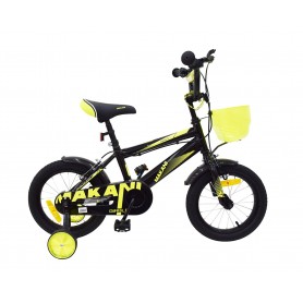 Bicicleta para niños Makani 16`` Diablo Negro-Amarillo