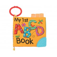 Libro de tela para bebés con hojas acolchadas ABC
