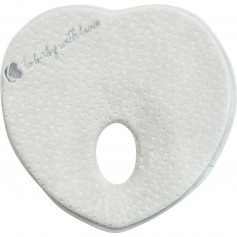 Almohada ergonómica de espuma viscoelástica Heart de terciopelo Mint